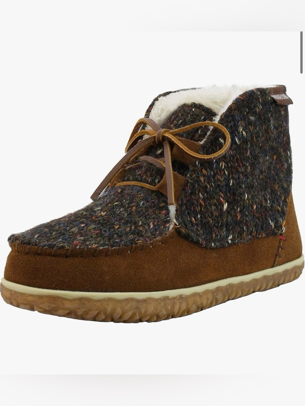 Minnetonka Women's Torrey Booties, Whiskey Multi, 9 M US